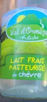 Lait frais pasteurisé de chèvre
