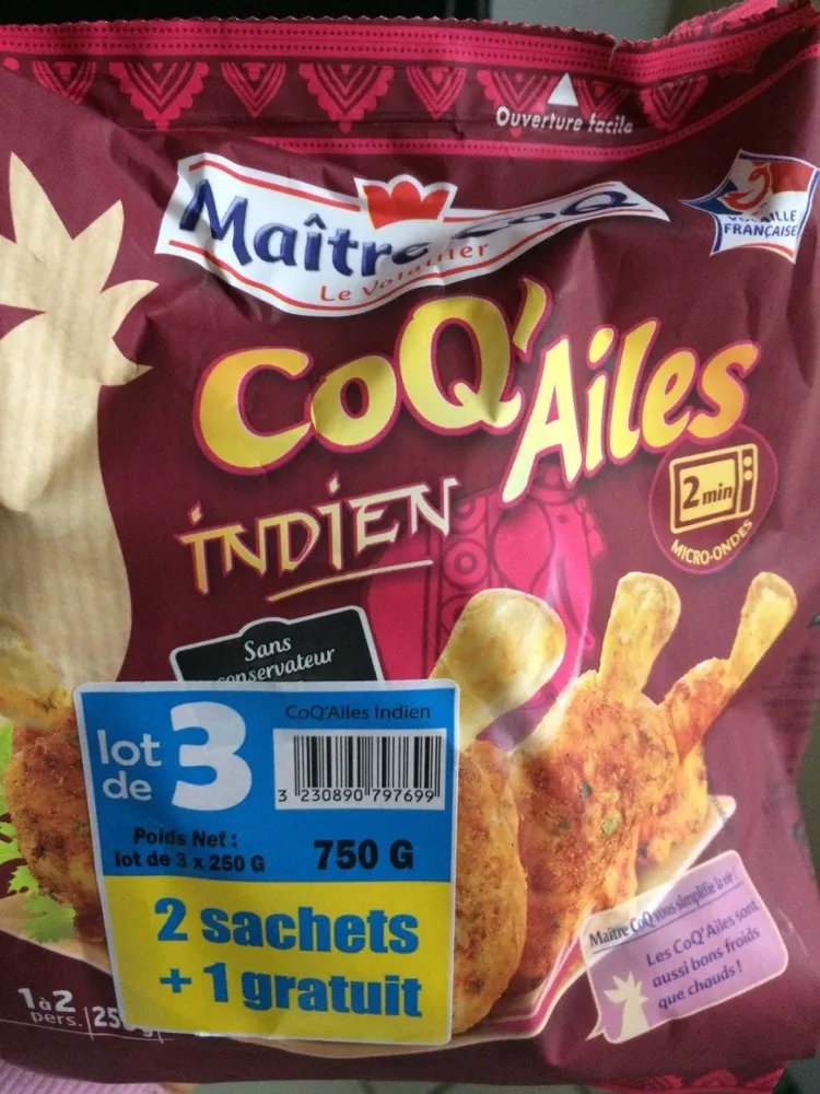 Coq'ailes indien