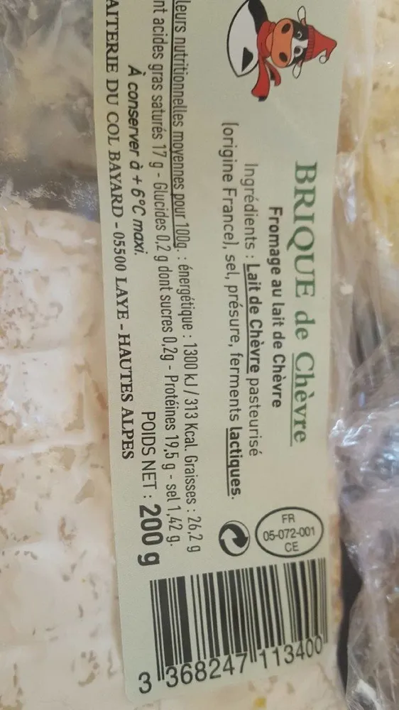 Brique de chèvre