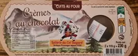 Crèmes au chocolat aux oeufs cuites au four
