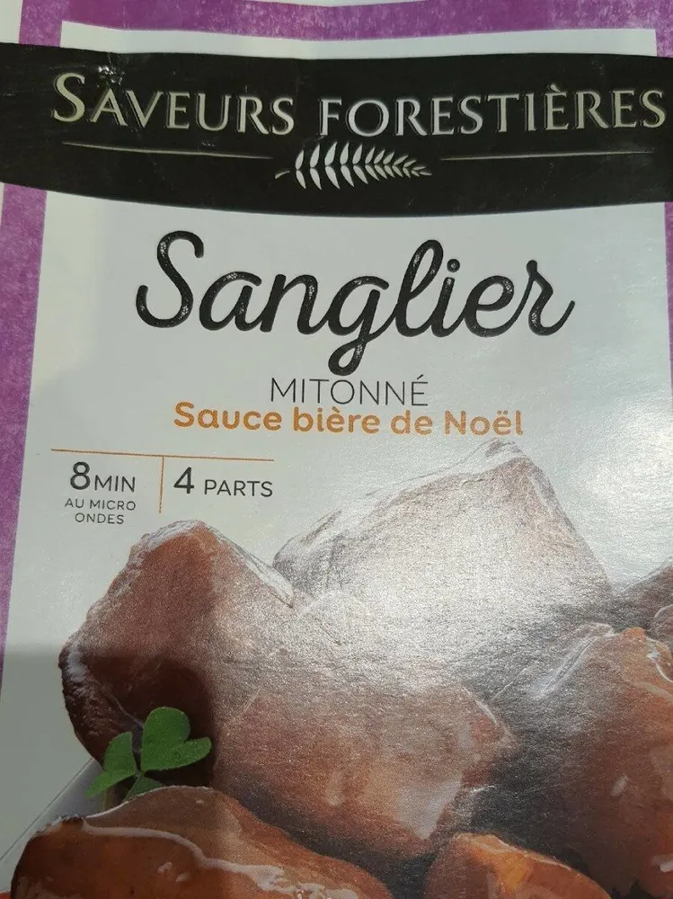 Sanglier mitonné sauce bière de Noël