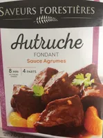 Autruche,  sauce agrumes