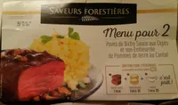 Pavés de biche cèpes et pdt au Cantal
