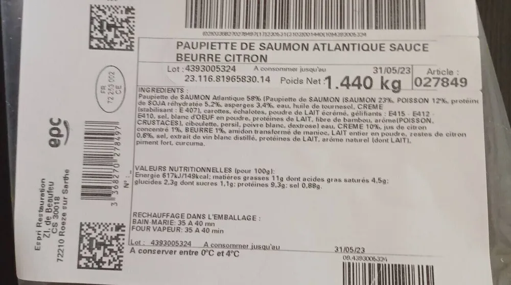 Paupiette saumon
