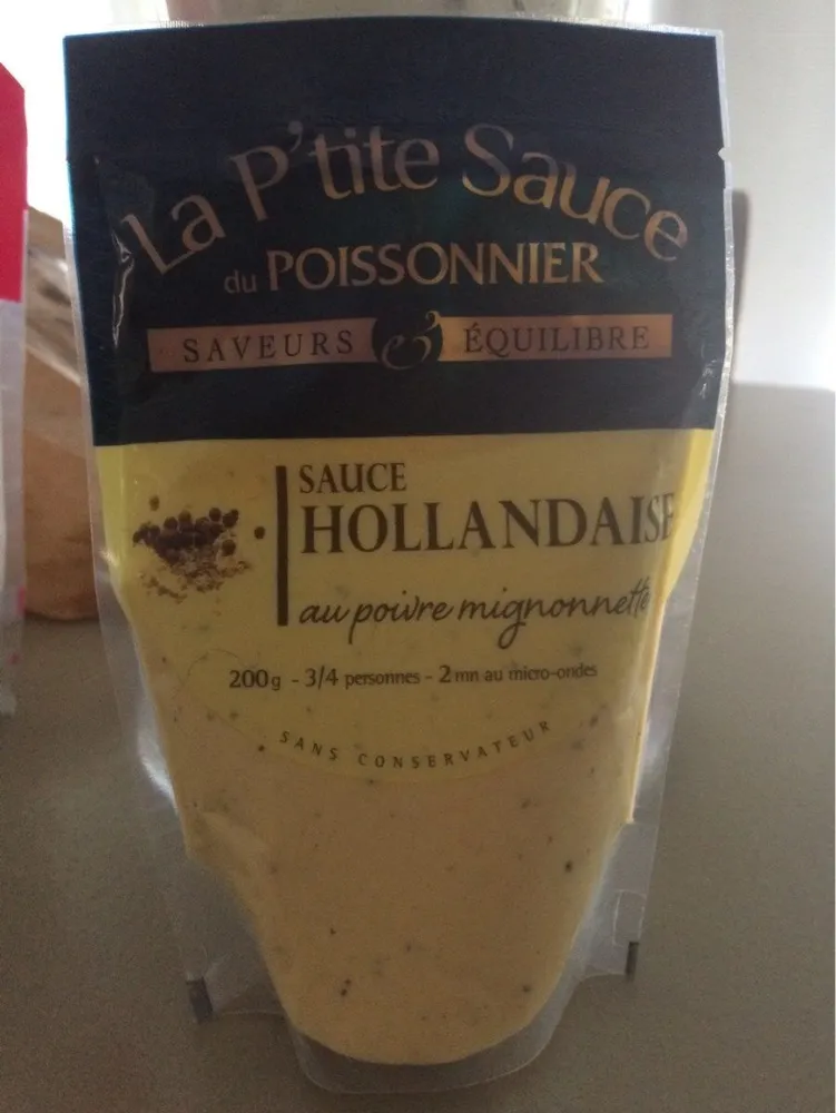 Sauces hollandaise au poivre mignonnette