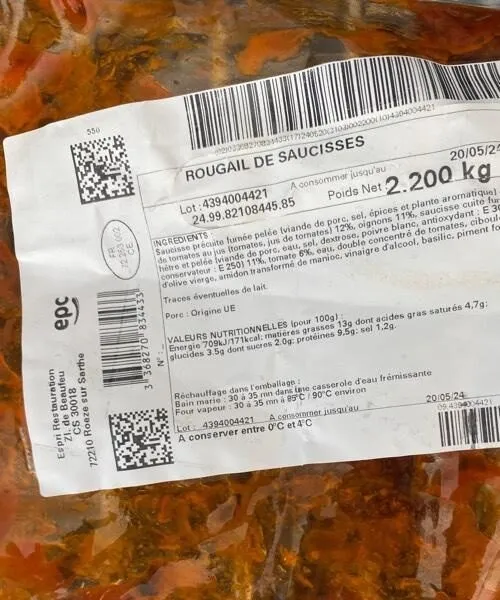 Rougail saucisses