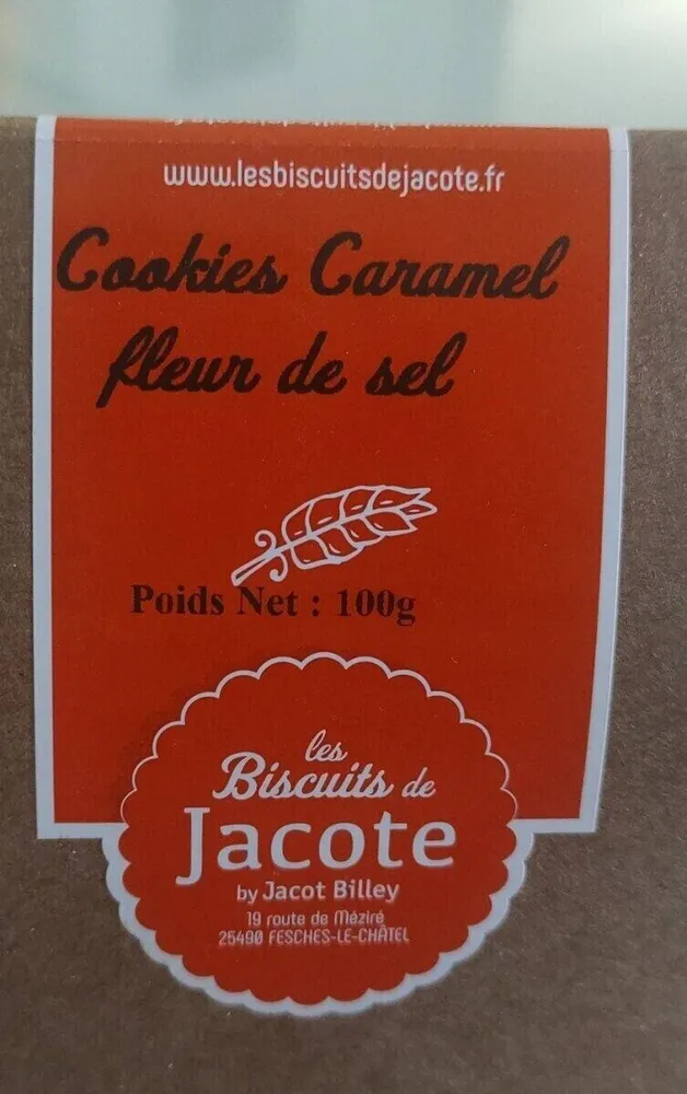Cookies caramel fleur de sel