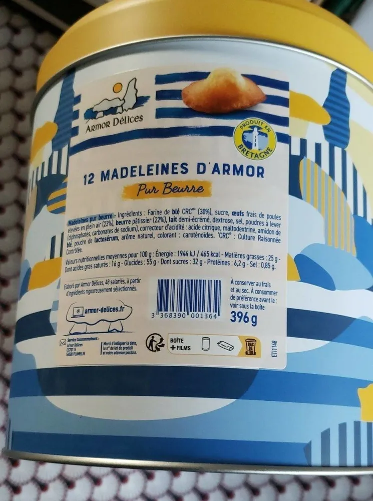 12xmadeleines d'Armor