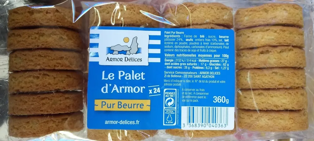 Palets Bretons pur beurre