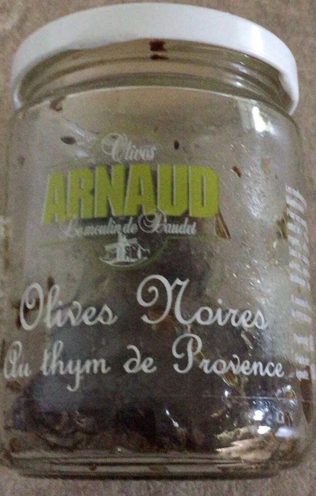 Olives noires au thym de provence