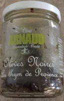 Olives noires au thym de provence