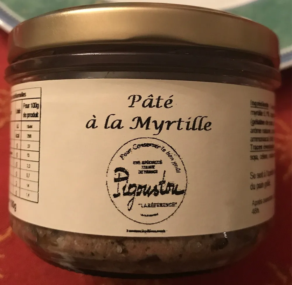 Paté à la myrtille