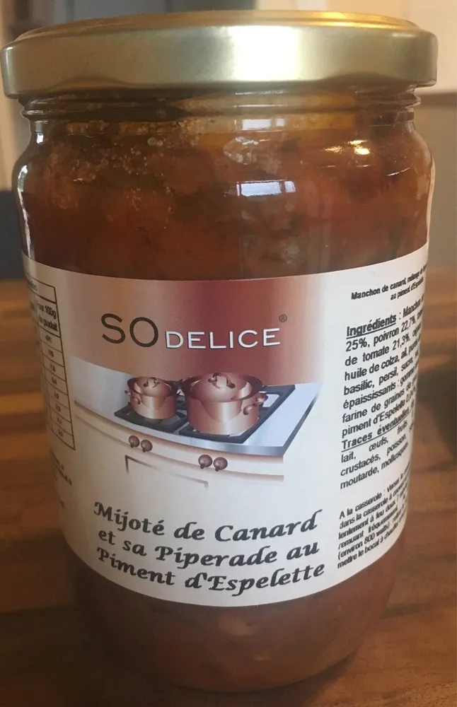 Mijoté de canard