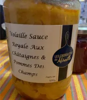 Volaille sauce royale aux chataignes et pommes des champs