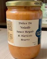 Delice de vollaile sauce royale & haricot beurre