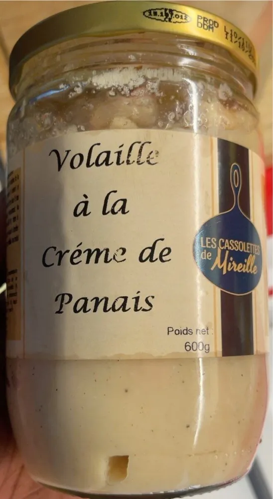 Volaille à la crème de panais