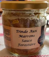 Dinde aux marrons sauce forestiere