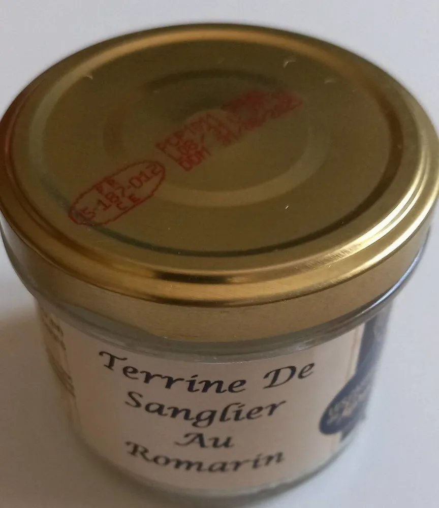 Terrine de sanglier au romarin