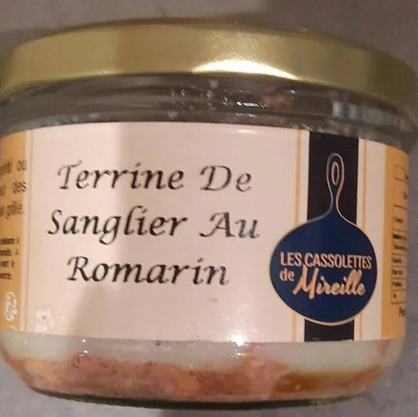 Terrine de sanglier au romarin