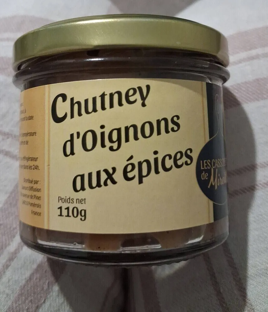 Chutney d oignons aux epices