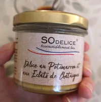 Délice au potimarron et éclats de châtaignes