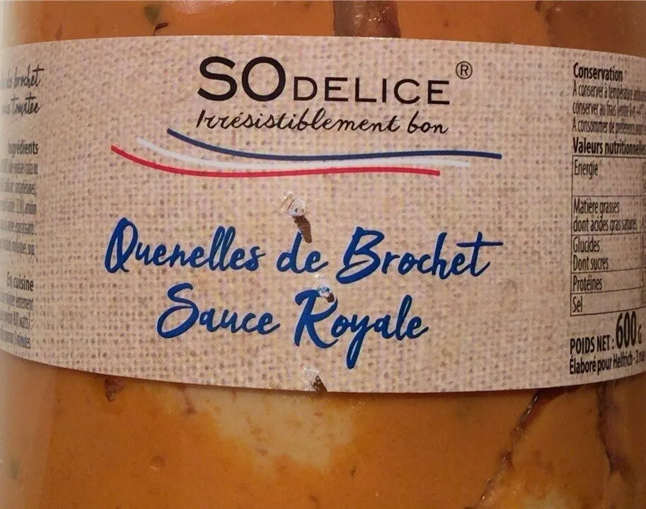 Quenelles de Brochet Sauce Royale