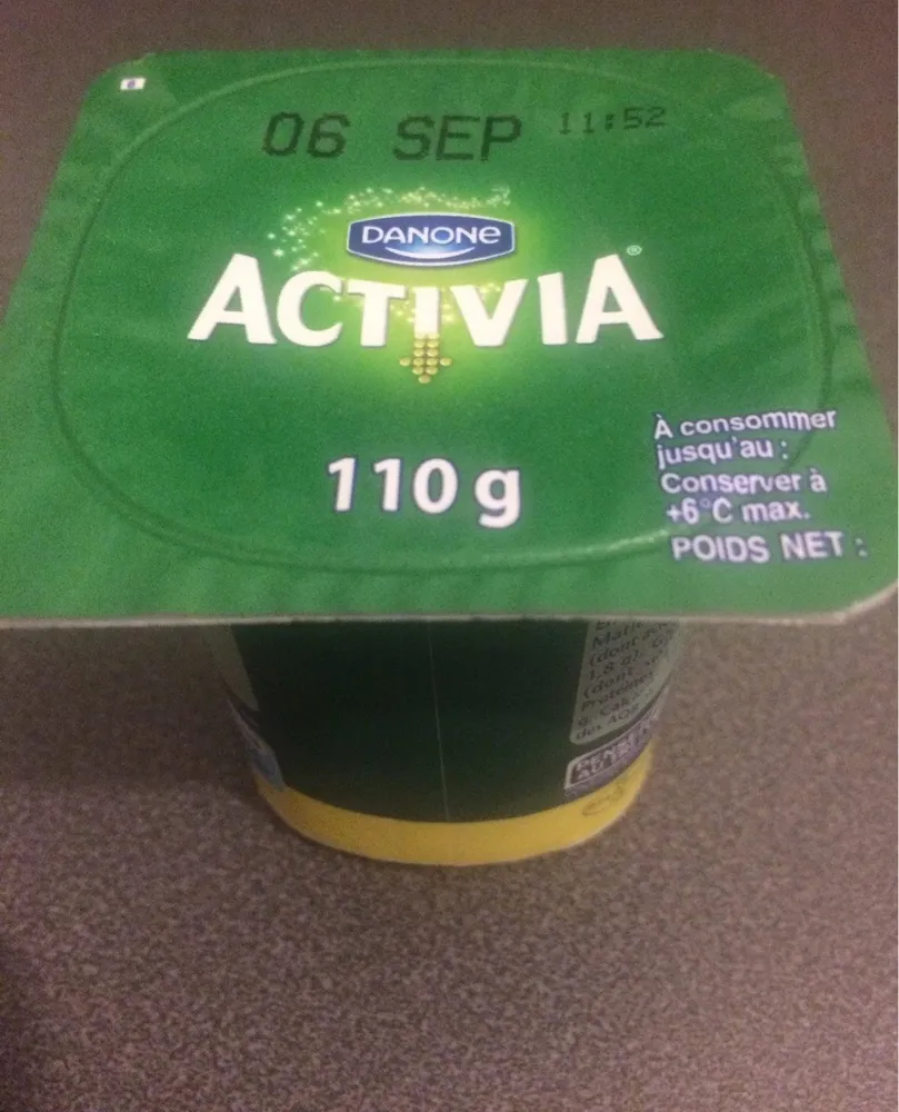 Activia saveur vanille