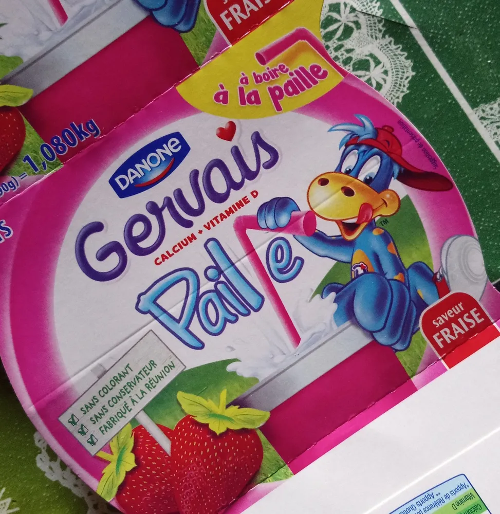 Gervais Paille saveur Fraise
