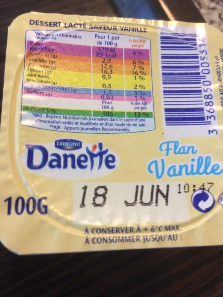 Flan vanille