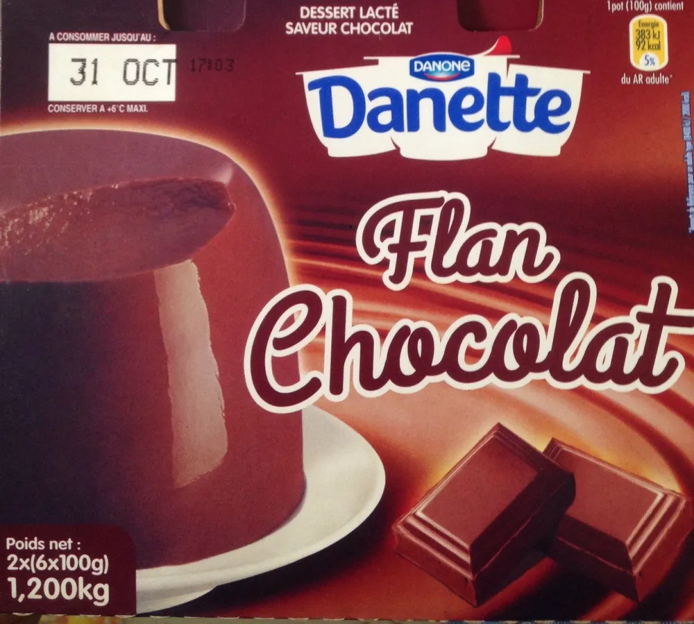 Flan chocolat
