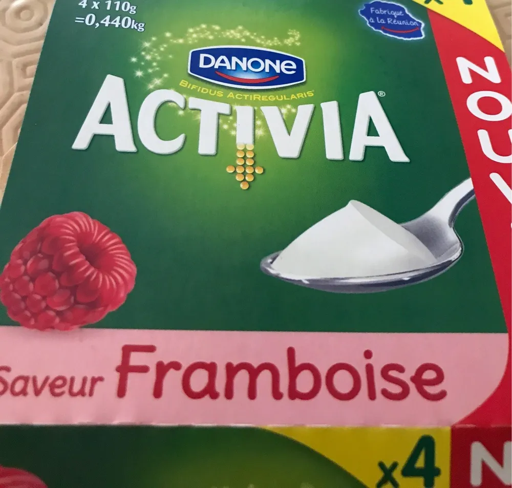 Activia saveur framboise