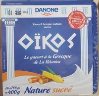 Yaourt brassé nature sucré