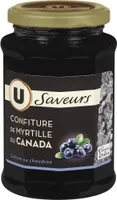 Confiture de myrtille du Canada pot de 315g
