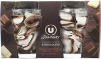 Coupes glacées verre 3 cioccolato - 2 x 90g