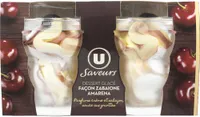 Coupes glacées verre façon zabaione - 2 x 90g