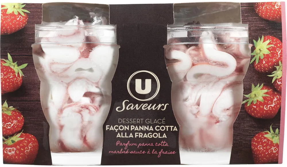 Coupes glacées verre Panna Cotta - 2 x 90g