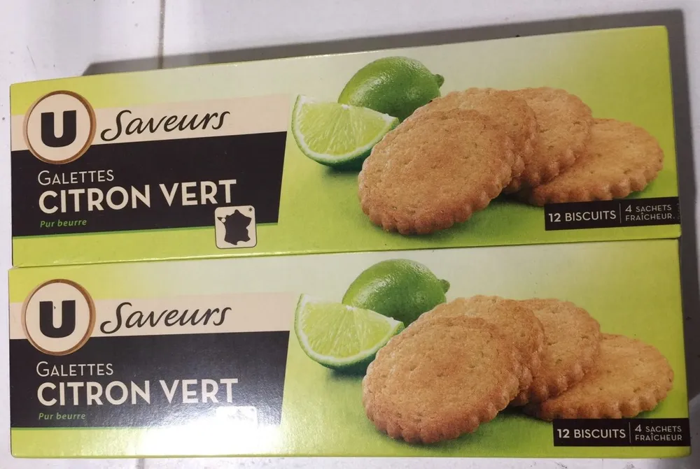 Galettes citron vert