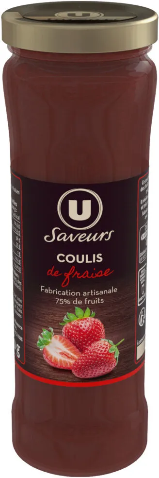 Coulis de fraises pot de 220g