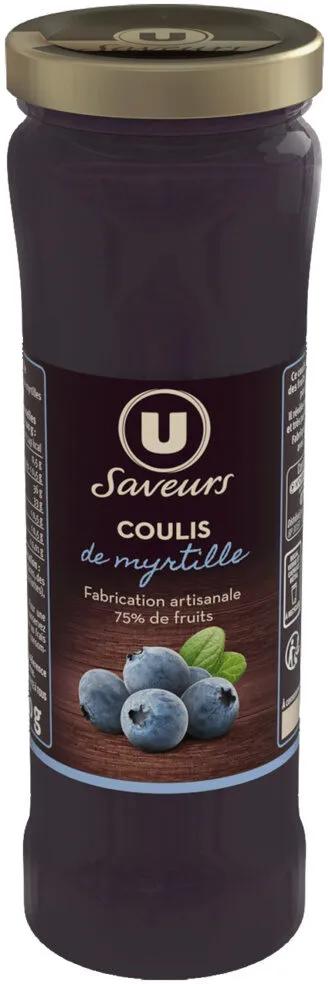 Coulis de myrtilles pot de 220g
