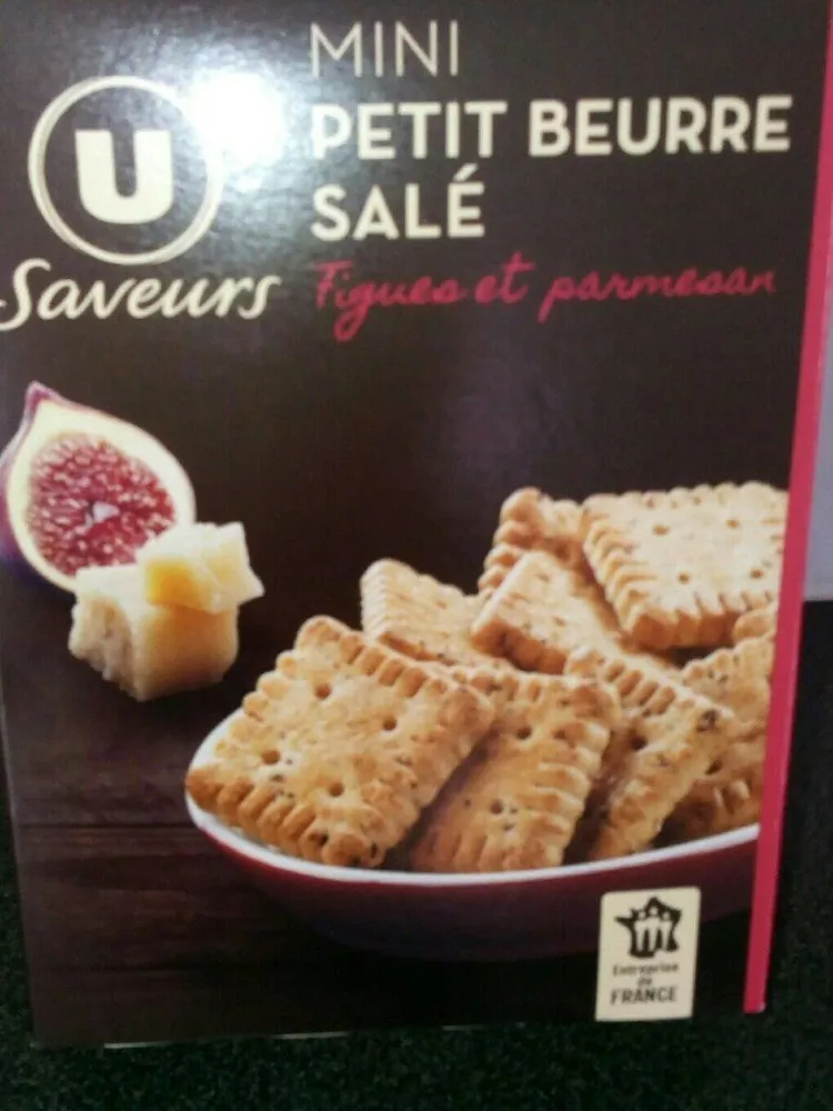 Biscuits apéritifs Mini petit beurre parmesan figue 65g