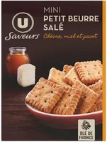 Biscuits apéritifs Mini petit beurre chèvre miel pavot 65g