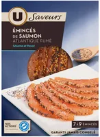 Emincés de saumon fumé sésame pavot