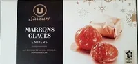 Marrons glacés entiers aux gousses de vanille Bourbon de Madagascar ,x10 - 180g