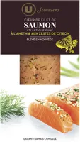 Coeur de filet de saumon Atlantique fumé à l