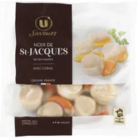 Noix de St Jacques France surgelés avec corail 300g