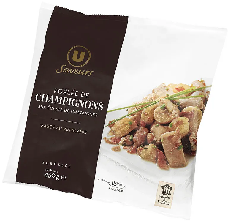 Poêlée champignons éclats de chataignes