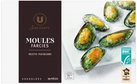 Moules ASC farçies au beurre ail & persil , 250g