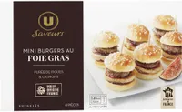 Mini burgers au foie gras, purée de figue et oignons Saveurs