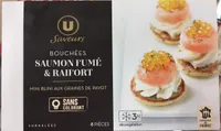 Bouchees saumon fume