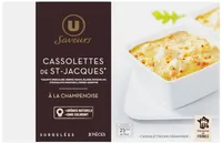 Cassolettes Saint-Jacques sauce à la champenoise